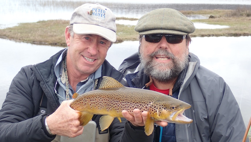 Bob Clay's first wild Tasmanian Brown Trout